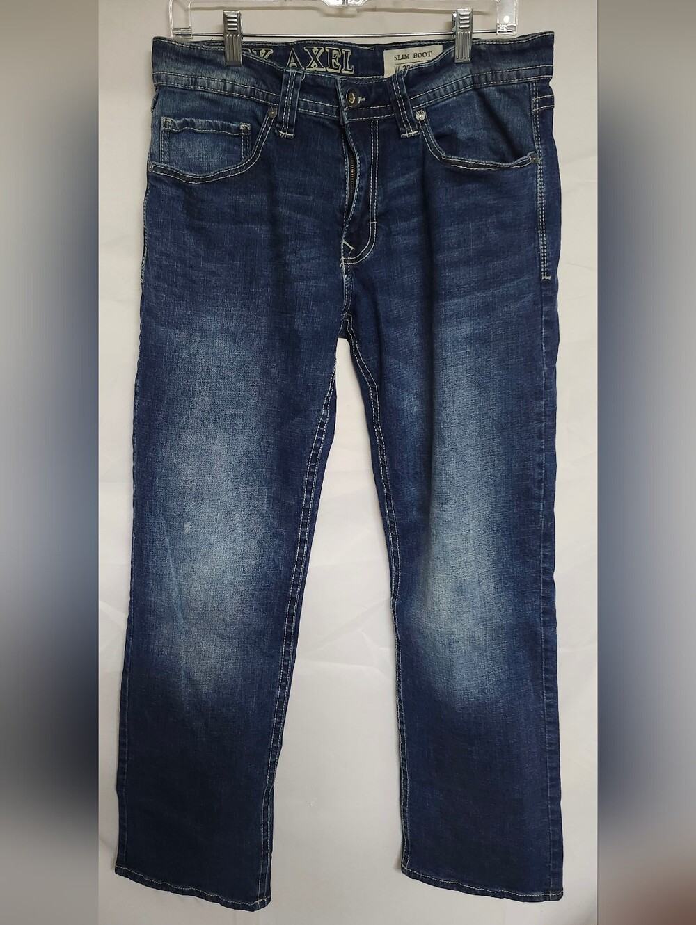 AXEL Men’s Bootcut Jeans in Dark Blue